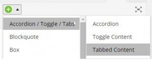 tabbed